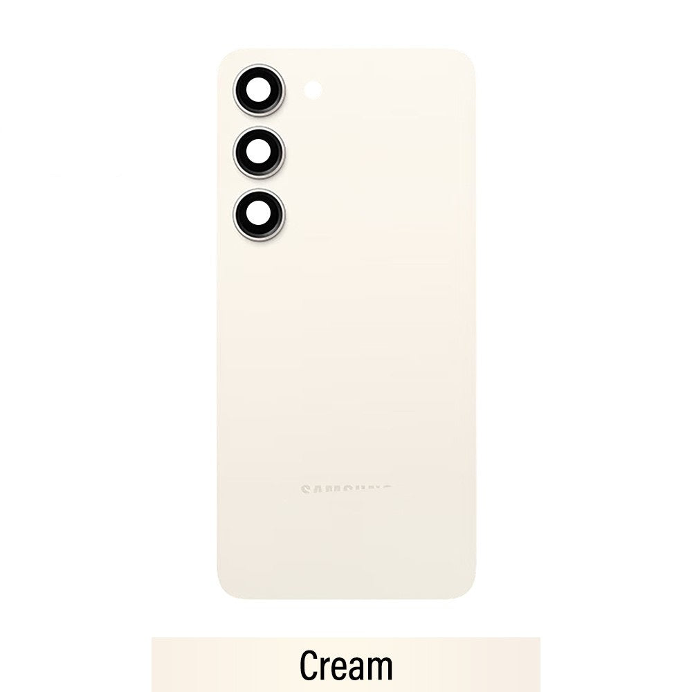 Red Rear Cover Glass For Samsung Galaxy S23 S911B-Cream Red Rear Cover Glass For Samsung Galaxy S23 S911B-Cream